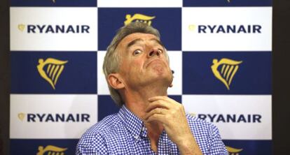 El presidente y consejero delegado de Ryanair, Michael O'Leary