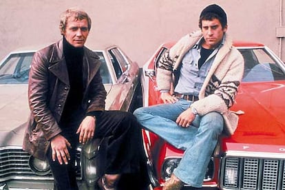 David Soul y Paul Michael Glaser eran, respectivamente, Hutch y Starsky.  La serie que llevaba sus nombres, 'Starsky y Hutch', se inspiró en dos auténticos policías de Nueva York y estuvo cuatro temporadas en antena. 