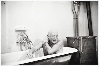 Fotografía que Duncan hizo de Picasso el día de 1956 en que se conocieron.