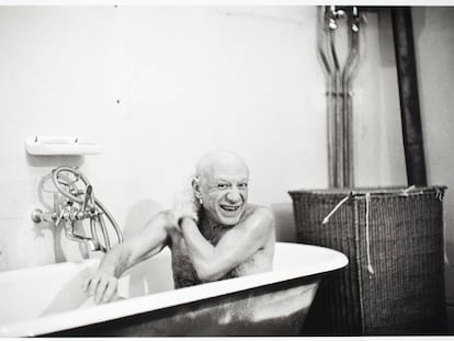 Fotografía que Duncan hizo de Picasso el día de 1956 en que se conocieron.