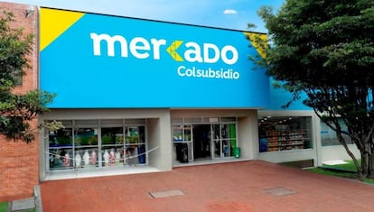 Supermercados Colsubsidio en Bogot, Colombia.