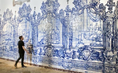 Azulejos de la iglesia de la Misericordia.