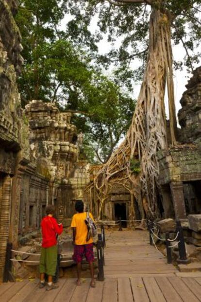 El templo de Ta Prohm, en Angkor (Camboya).