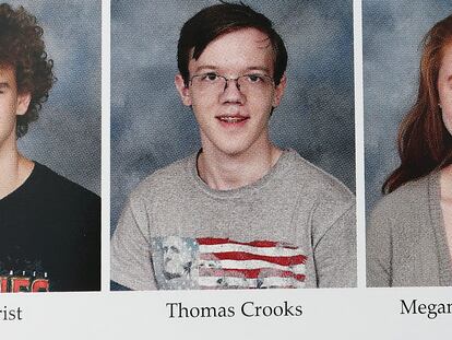 A 2020 High School yearbook shows the photo of Thomas Matthew Crooks, named by the FBI as the "subject involved" in the attempted assassination of former U.S. President Donald Trump, in Bethel Park, Pennsylvania, U.S. July 14, 2024. REUTERS/Aaron Josefczyk THIS IMAGE HAS BEEN SUPPLIED BY A THIRD PARTY. NO RESALES. NO ARCHIVES.