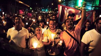 Protesta en Caracas contra el Gobierno, el pasado abril.