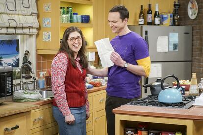Los personajes de Amy Farrah Fowler (Bialik) y Sheldon Cooper (Jim Parsons) conformaron una de las parejas más queridas de la televisión en ‘The Big Bang Theory’.