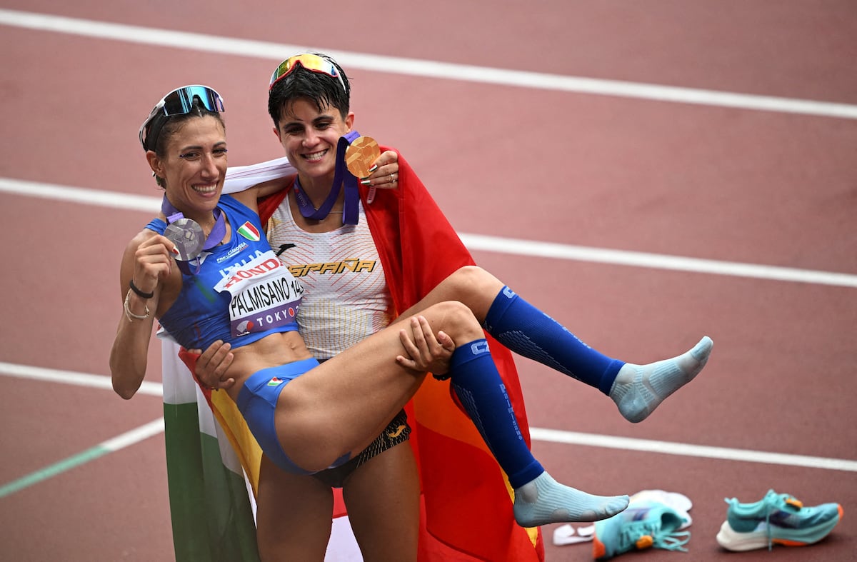 María Pérez, la diosa de la marcha, consigue espléndidamente su tercer título mundial