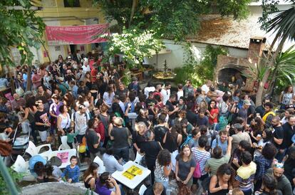 El debate La revolución de las ciudades: de cambio climático a cambio de paradigma, celebrado en la Casa Invisible de Málaga el pasado 24 de enero.