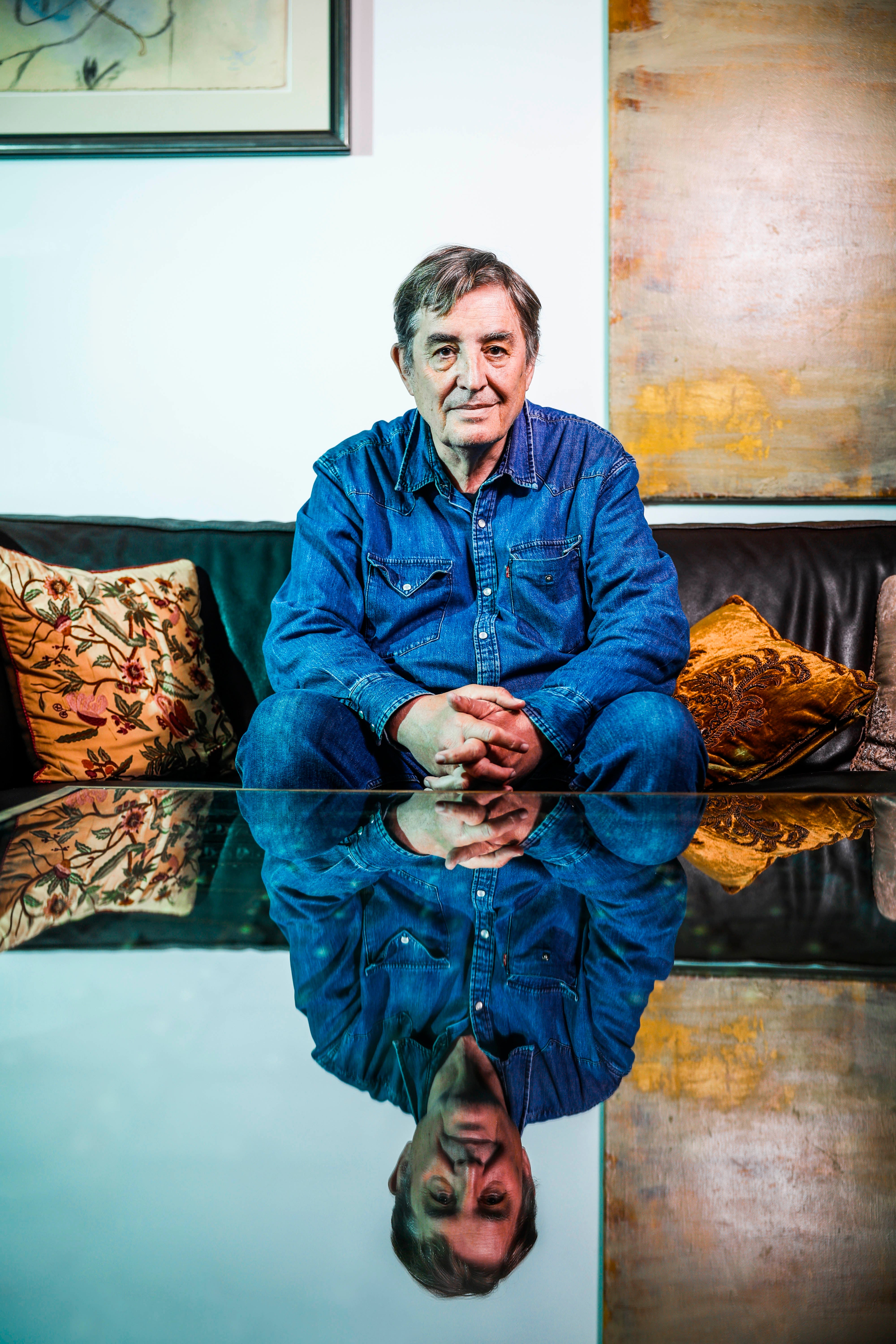 Luis García Montero, durante la entrevista.