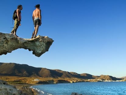 Playa del Arco, en el cabo de Gata, en Almería.