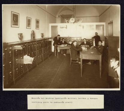 Imágen de la Oficina de la Guerra Europea, 1919. 