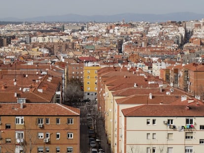 Bloques de pisos en Madrid, en marzo.