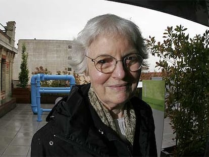 La arquitecta Denise Scott Brown, ayer en la terraza de La Casa Encendida.