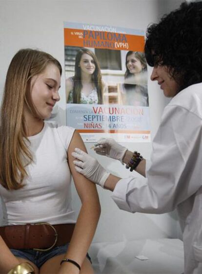 La vacunación contra el papiloma empezó en 2008.