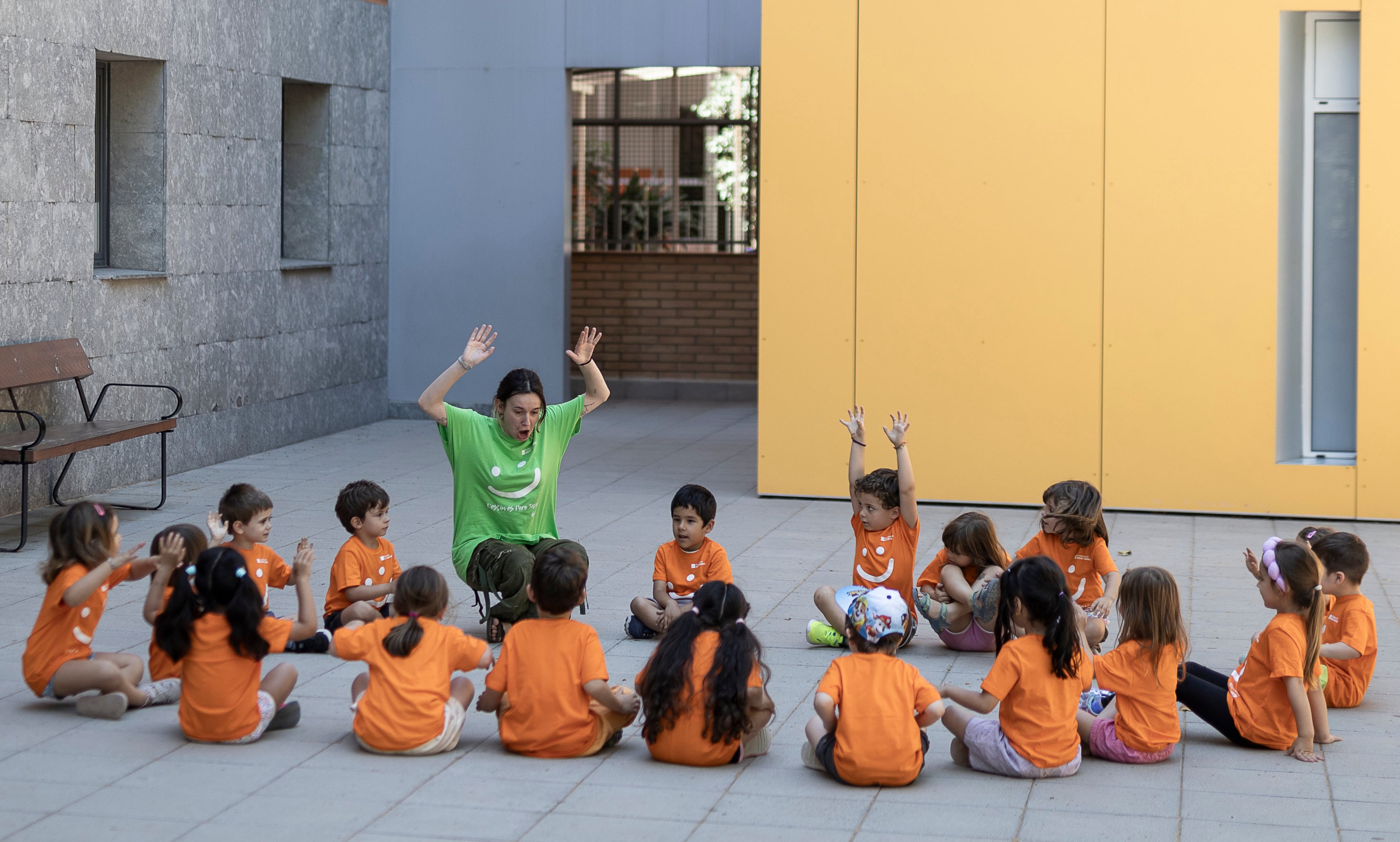 Inicio de un 'casal' de verano de la fundación Pere Tarrés, en una imagen de archivo.