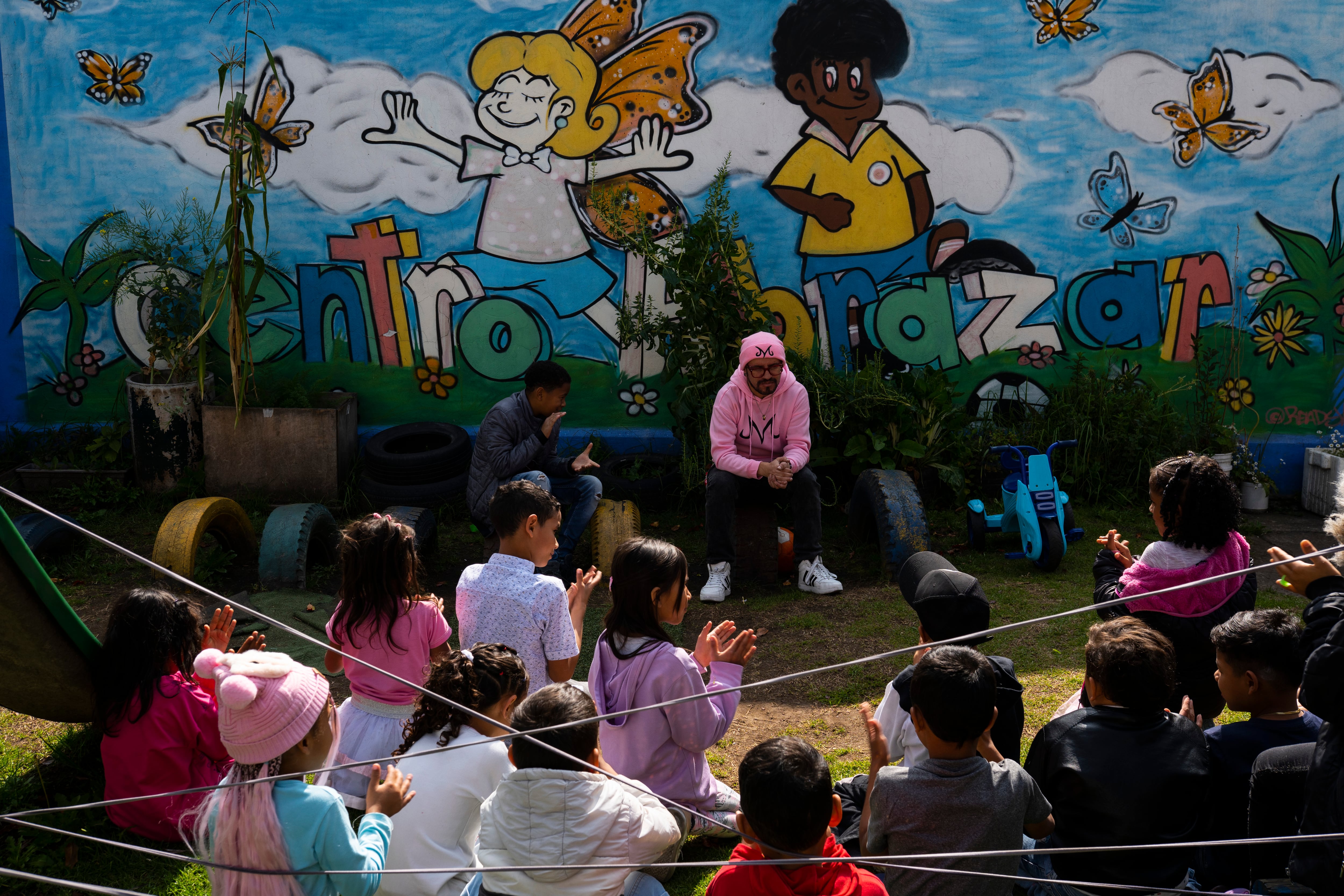 Un oasis en Bogotá para niños y niñas migrantes