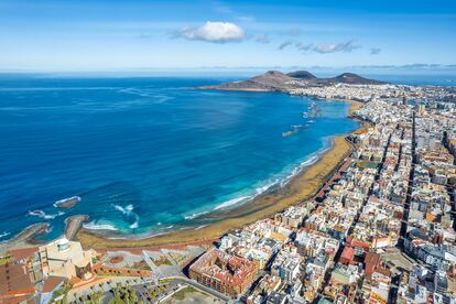 Vista de las Palmas de Gran Canaria.