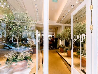 La entrada de la tienda de Goop en Londres.