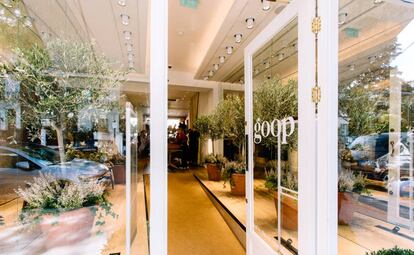 La entrada de la tienda de Goop en Londres.