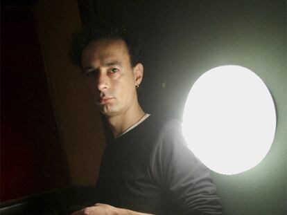 Rubén Lardín, que presenta el libro <i>Imbécil y desnudo</i>.