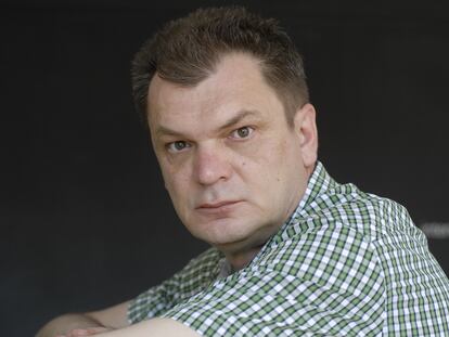 El escritor serbio Goran Petrović, en Francia, en 2011.
