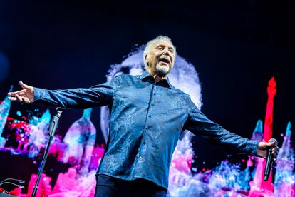 Concierto de Tom Jones en las Noches del Botánico, el 17 de junio de 2024 en Madrid. 