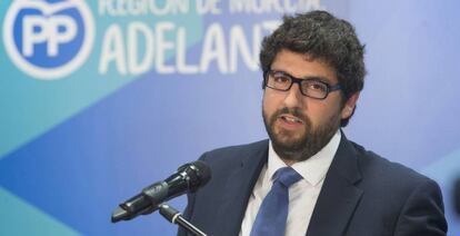 El diputado regional y vicesecretario de organización del Partido Popular en Murcia, Fernando López Miras.