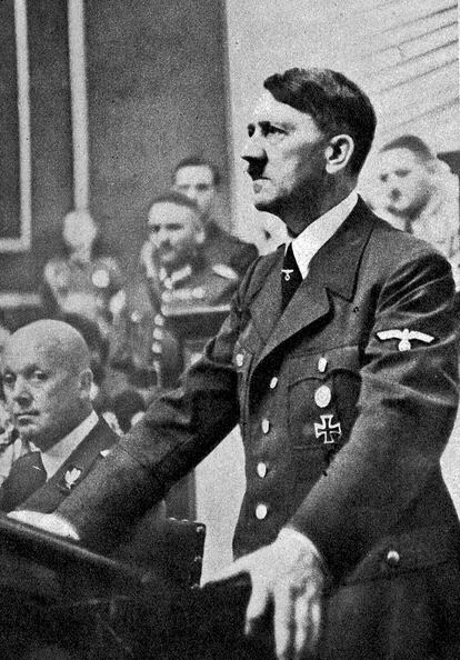 Adolph Hitler el 3 de septiembre de 1939.