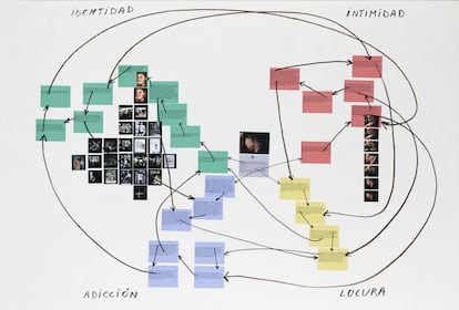 'Heartbeat (Mapa)', de Dora García, una de las obras de la exposición.