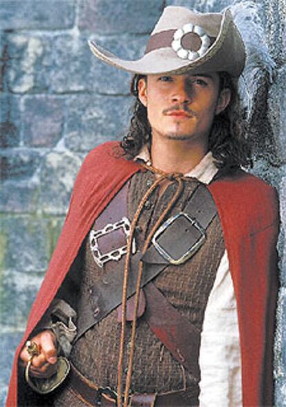 Orlando Bloom, en <i>Piratas del Caribe</i>.