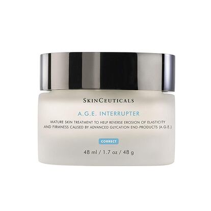 Para pieles más allá de los 40, Munar recomienda A.G.E Interrupter de SkinCeuticals.