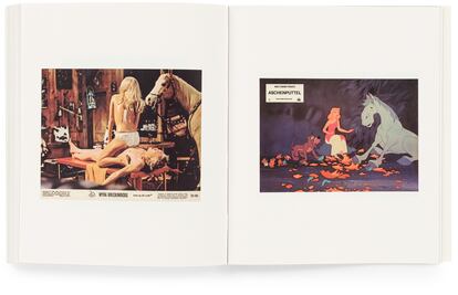 Izquierda: 'Myra Breckinridge', Michael Sarne, 1970; Derecha, 'La Cenicienta', Walt Disney, Estados Unidos, 1950.
