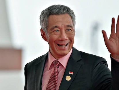 El primer ministro de Singapur, Lee Hsien Loong.