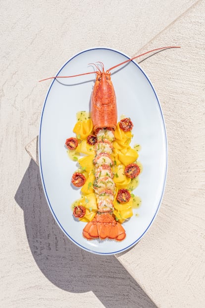 Ensalada de bogavante, en una imagen proporcionada por el restaurante.