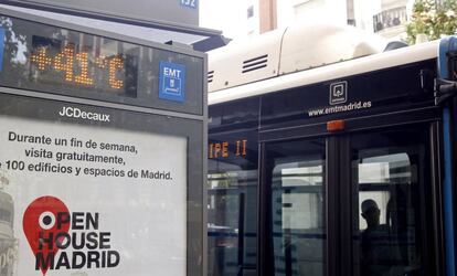 El potente anticiclón instalado sobre la península Ibérica deja en Madrid temperaturas más altas de lo normal para el mes de septiembre