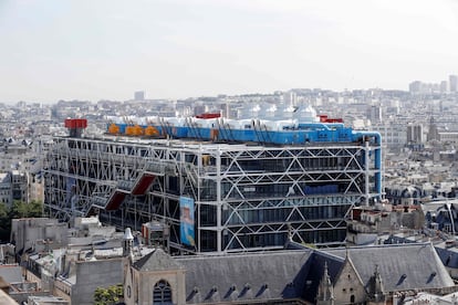 El Centro Pompidou de Paris.