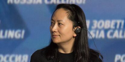 Meng Wanzhou, directora financiera de Huawei.