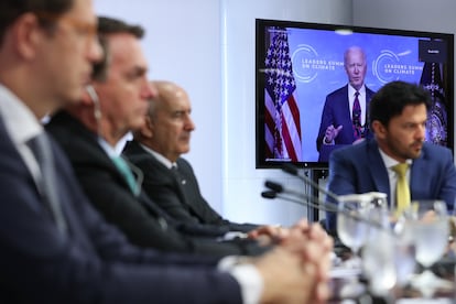 Presidente Jair Bolsonaro participa da Cúpula do Clima convocada pelo presidente dos EUA, Joe Biden.