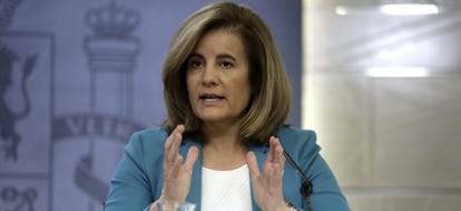 F&aacute;tima B&aacute;&ntilde;ez, ministra de Empleo y Seguridad Social.