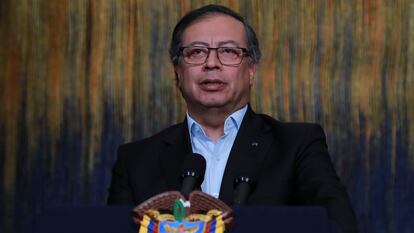 El presidente de Colombia, Gustavo Petro, en Bogotá.