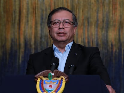 El presidente de Colombia, Gustavo Petro, en Bogotá.