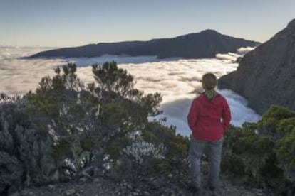 Mar de nubes en el circo de de Cilaos, en Reunión.