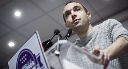 El secretario de Participaci&oacute;n Interna de Podemos, Luis Alegre.