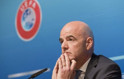 Gianni Infantino, secretario general de la UEFA.