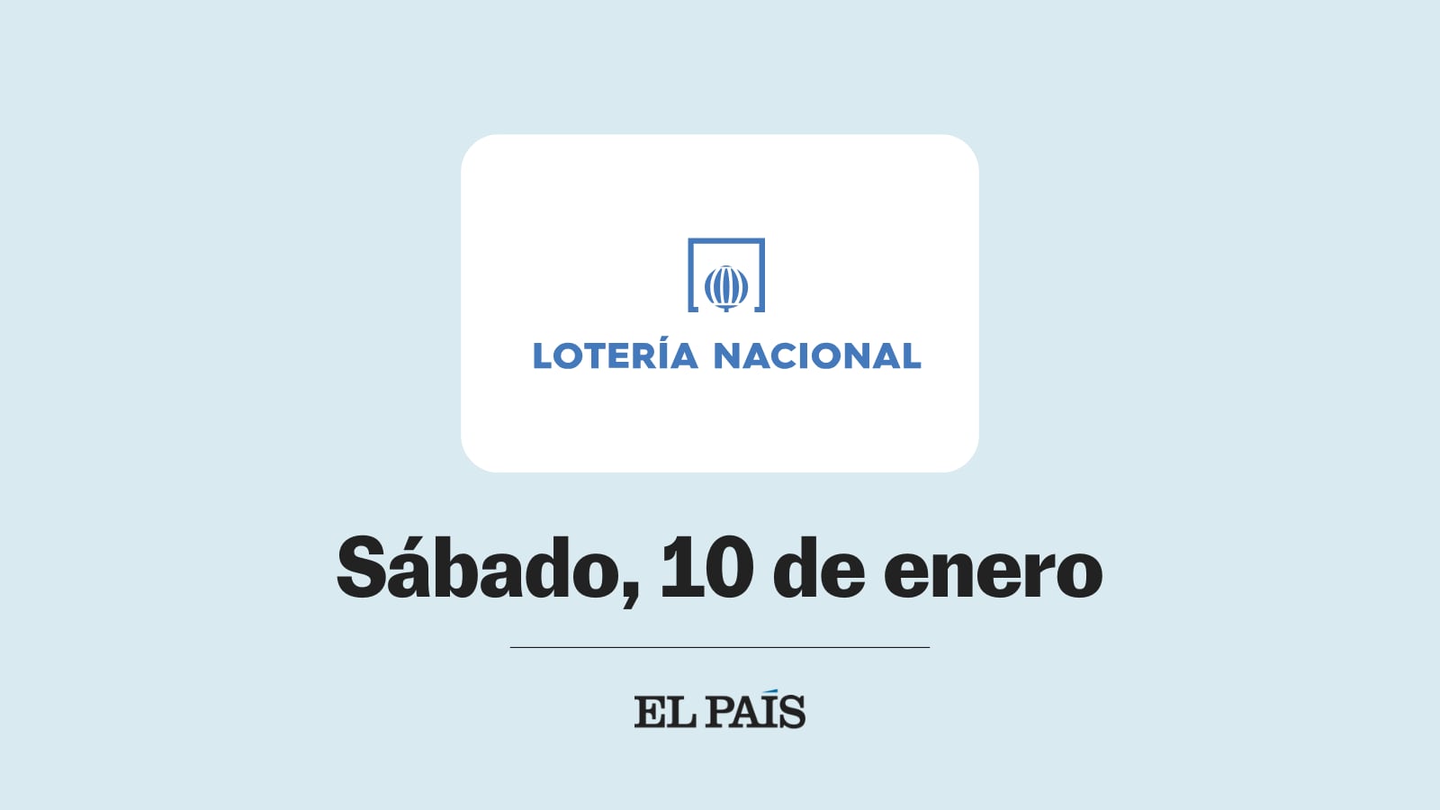 Lotería Nacional: comprobar Sorteo Extraordinario de Invierno del sábado 10 de enero