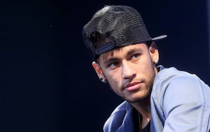 Neymar, en un acto promocional.