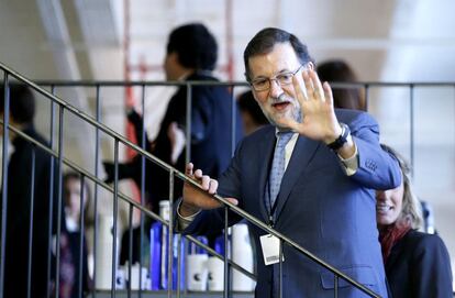 Mariano Rajoy, en el Campus Google, este martes.