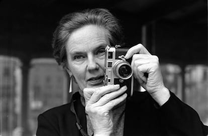 La fotógrafa Martine Frank.