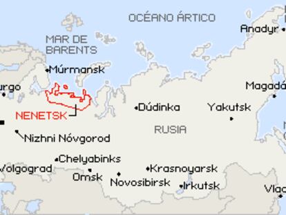 Accidente aéreo en Nenetsk, Rusia