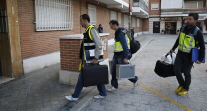 La Policía Nacional sigue practicando registros en casas de Madrid usadas por el presunto pederasta de Ciudad Lineal.